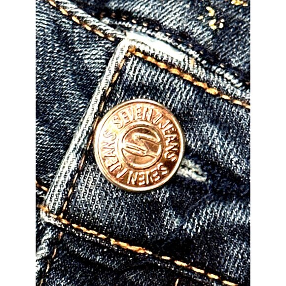 Seven7 Weekend Slim Fit Jean Flattering Straight Leg Super Stretch Denim Size 4 - Picture 4 of 14